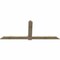 Ekena Millwork Eugene Rough Sawn Timber Gable Bracket, Douglas Fir, 96"W x 40"H x 2"D x 6"F, 10/12 Pitch GBW096X40X0206EUG00RDF - alternate 5